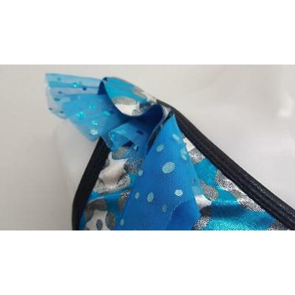 Dance Costume Curtain Call   Medium Adult Turquoise Jazz - Picture 2 of 8